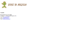 Desktop Screenshot of cosediargilla.it